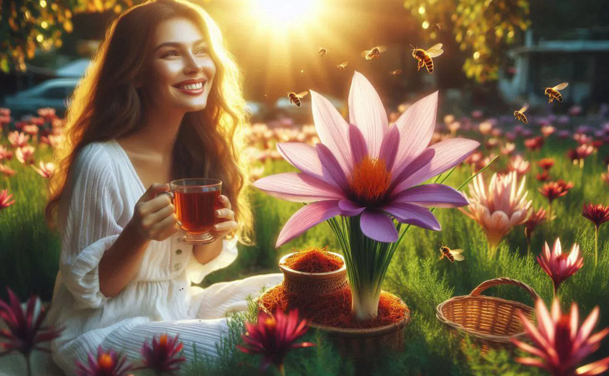 فواید شربت زعفران برای استرس و نشاط آوری