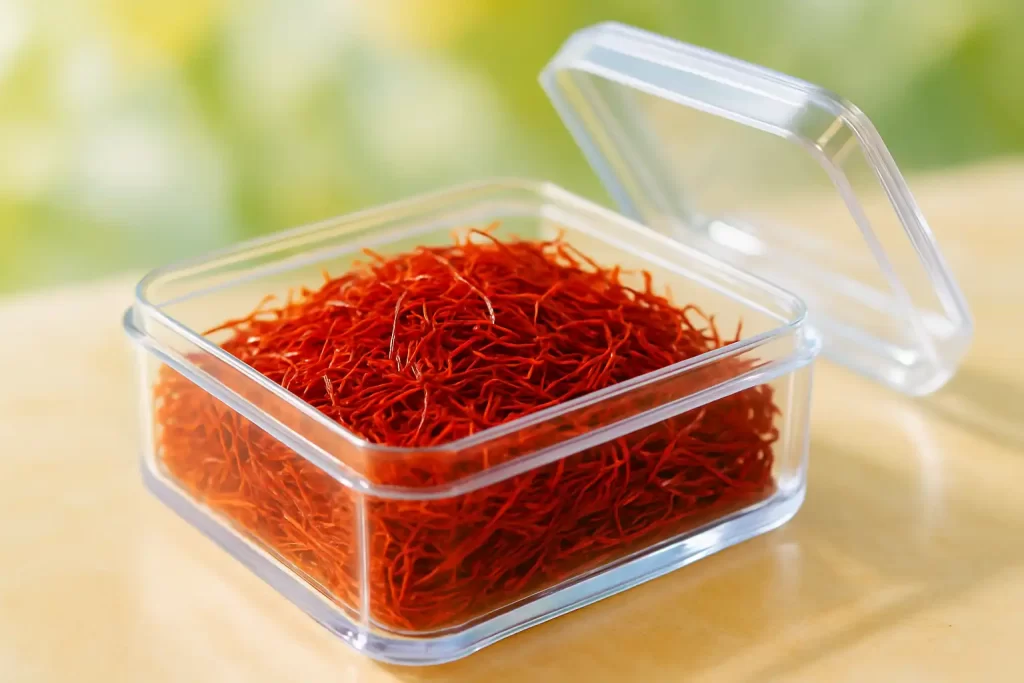 بسته‌بندی صنعتی زعفران