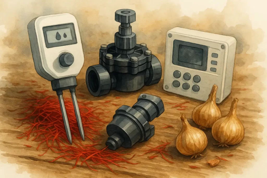 مصرف آب زعفران