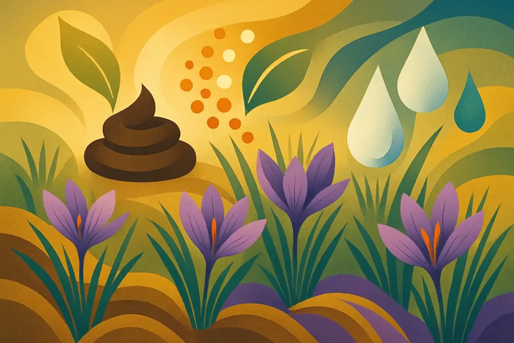 کود و کاشت زعفران