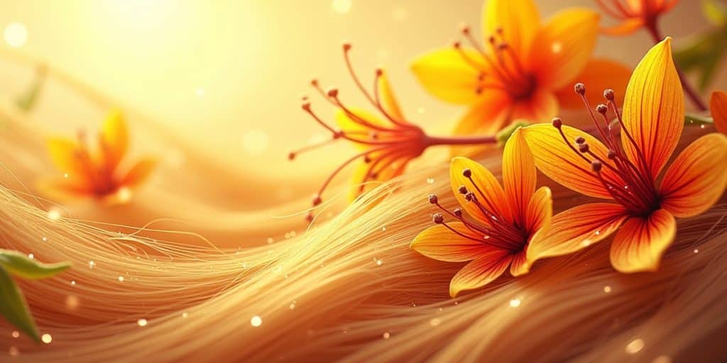 زعفران و درمان خشکی مو طبیعی