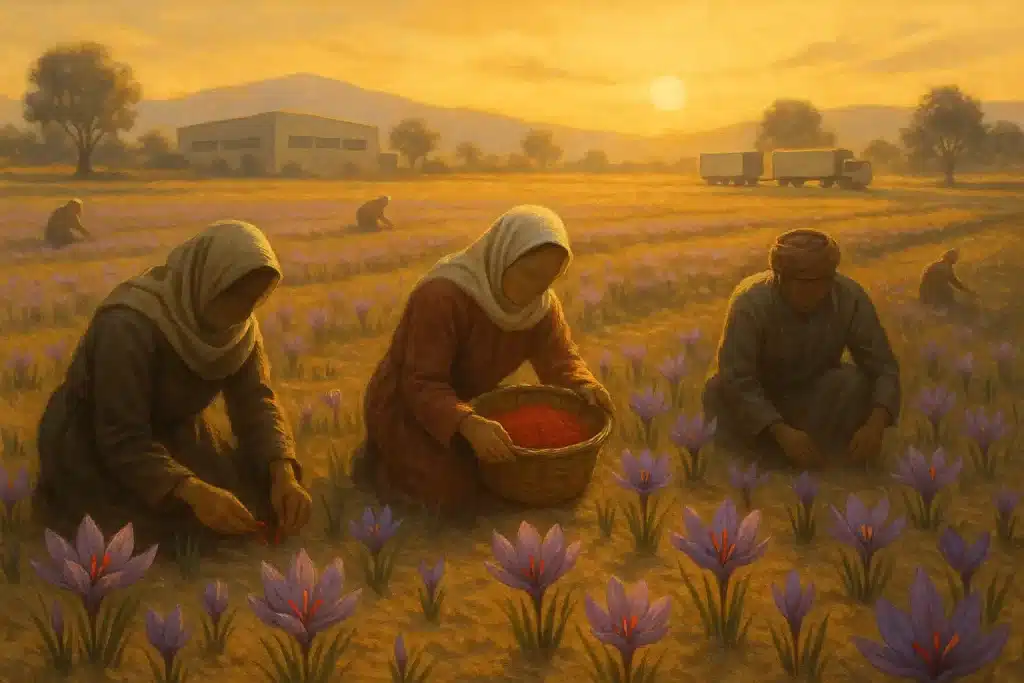 بازار زعفران ایران