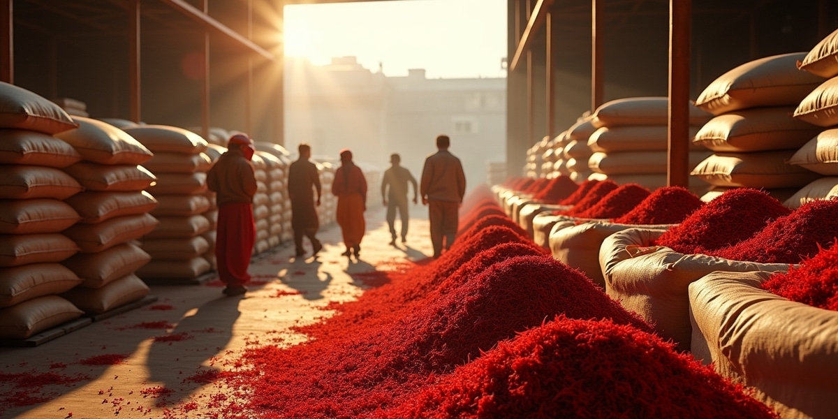 خرید زعفران عمده از کشاورز