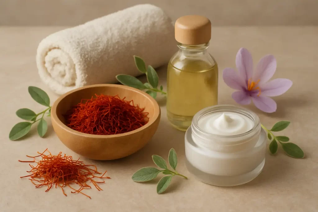 زعفران در محصولات آرایشی