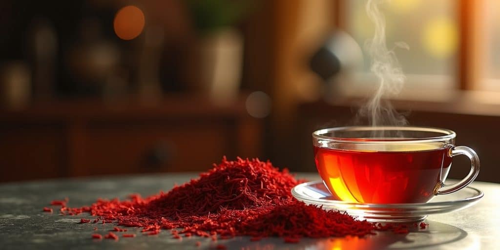 چای زعفران سحرخیز