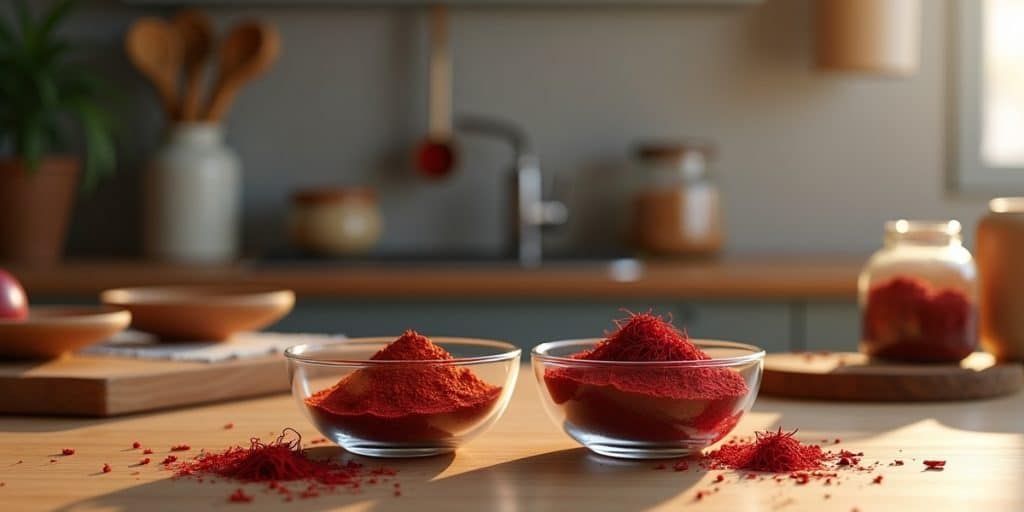 مقایسه انواع زعفران نگین و سرگل