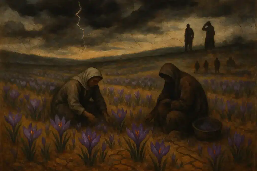 تأثیر تغییر اقلیم بر زعفران: تهدیدها و راهکارها