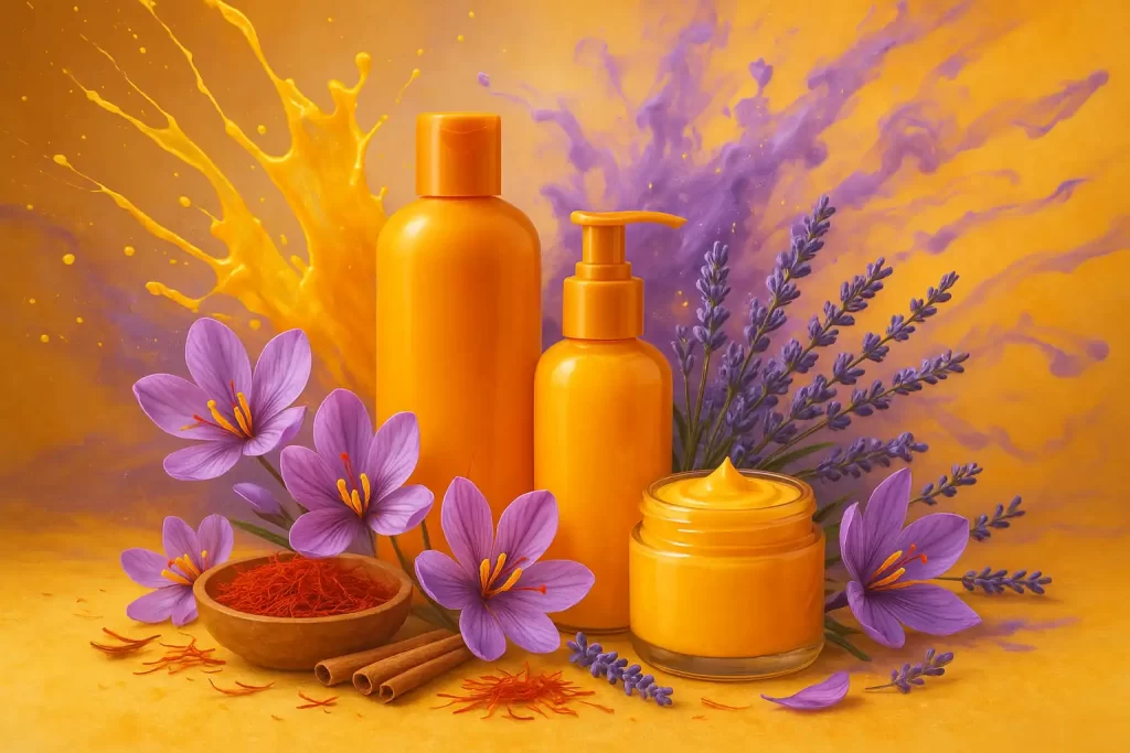 زعفران در محصولات آرایشی