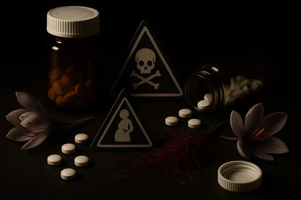 از بین بردن اثر زعفران در بارداری