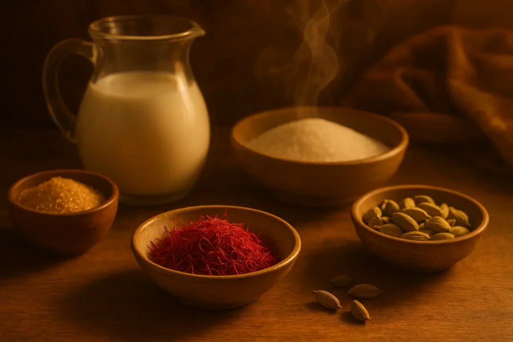 زعفران در دسر