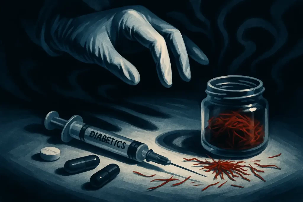 تداخل زعفران با داروهای دیابت