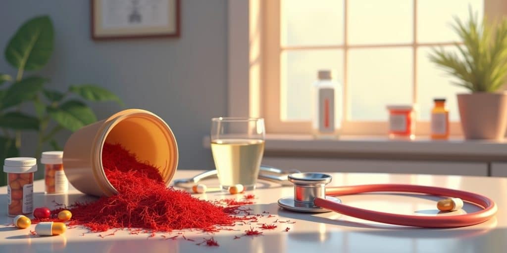 مصرف زیاد زعفران