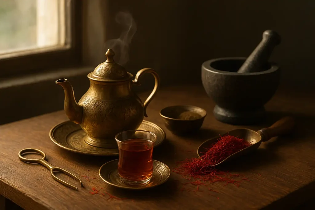 گرفتن تلخی زعفران در غذا