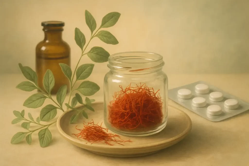 تداخل زعفران با داروهای آرام بخش