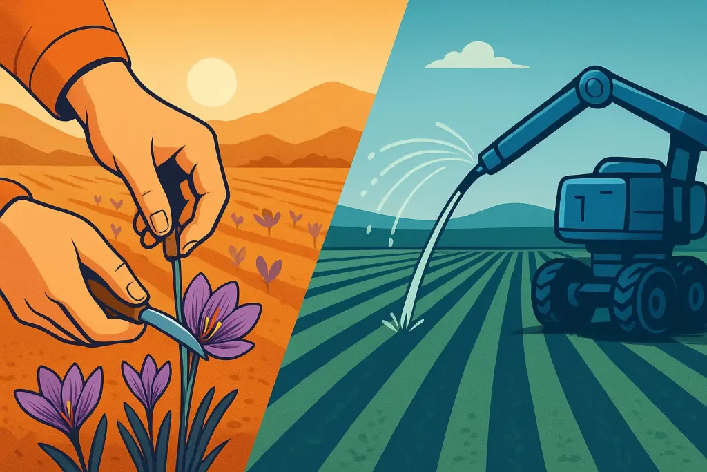 زعفران ایران و اسپانیا