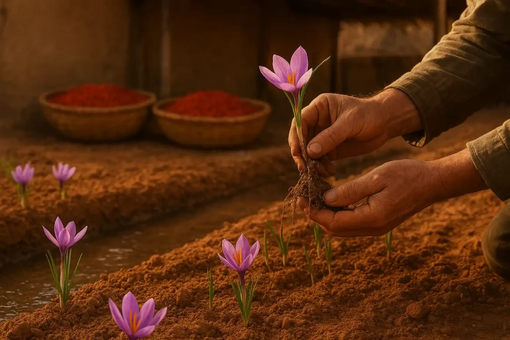 فرآیند تولید زعفران