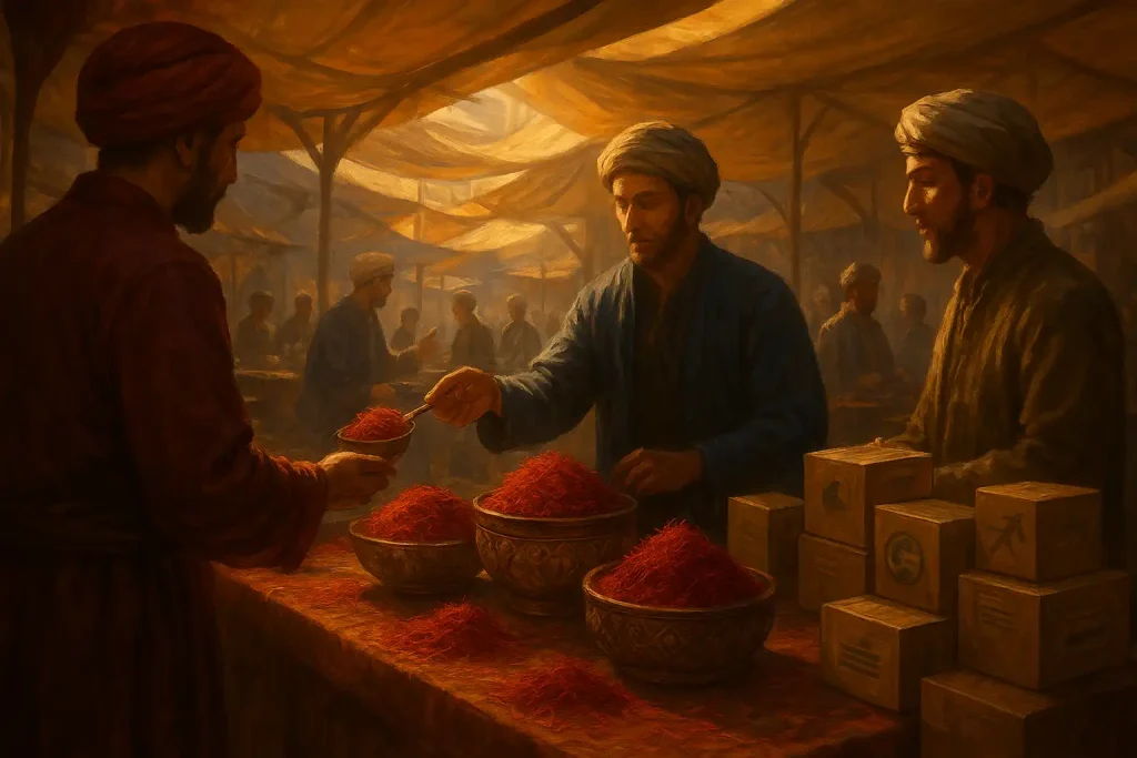 درآمد کشت زعفران