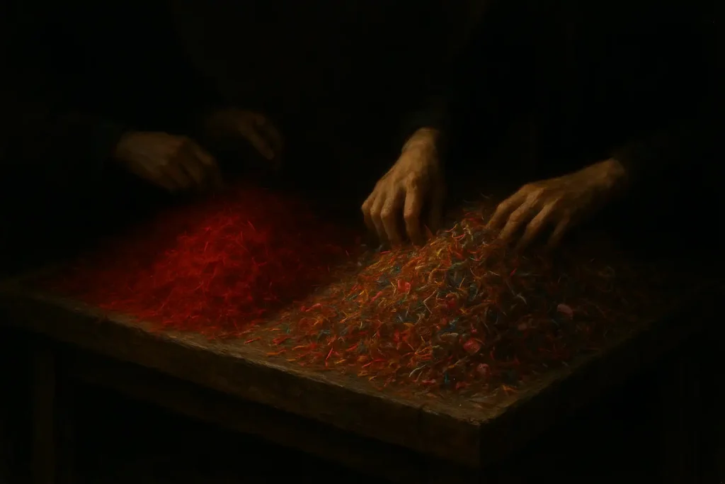 زعفران تقلبی