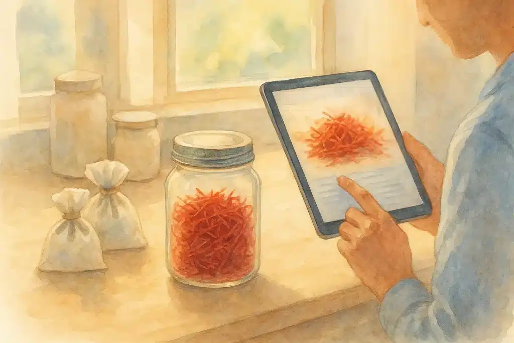 زعفران تقلبی