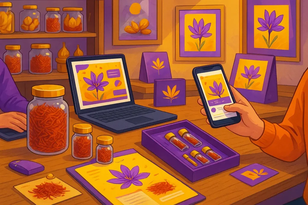 درامد کاشت زعفران در منزل