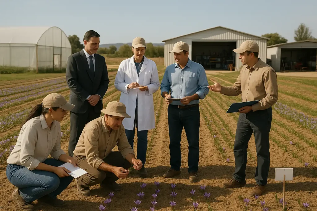 تأثیر تغییر اقلیم بر زعفران