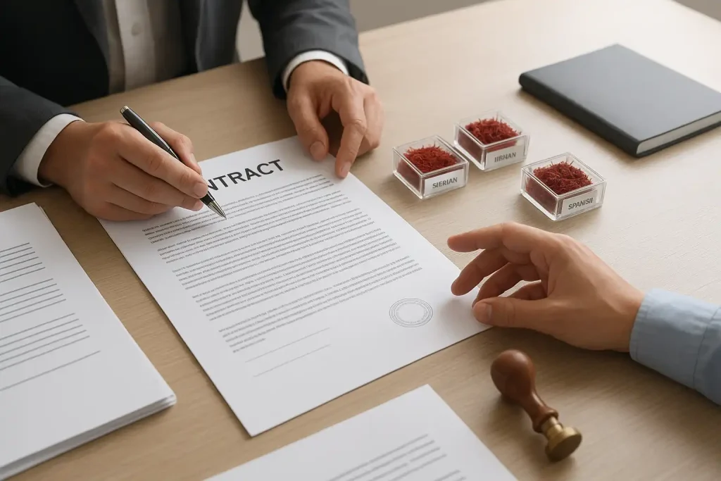 خرید زعفران عمده از کشاورز