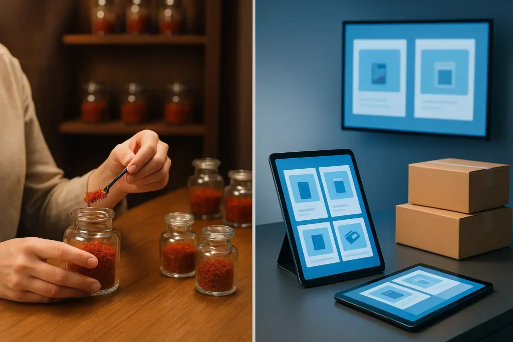 مقایسه فروشگاه زعفران