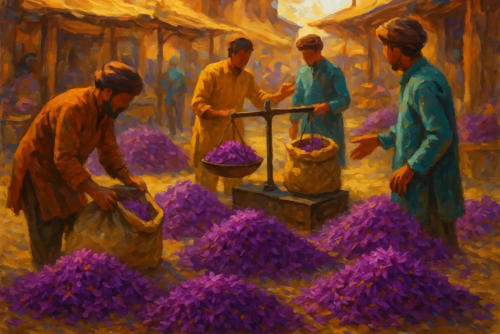 قیمت هر کیلو گل زعفران امروز