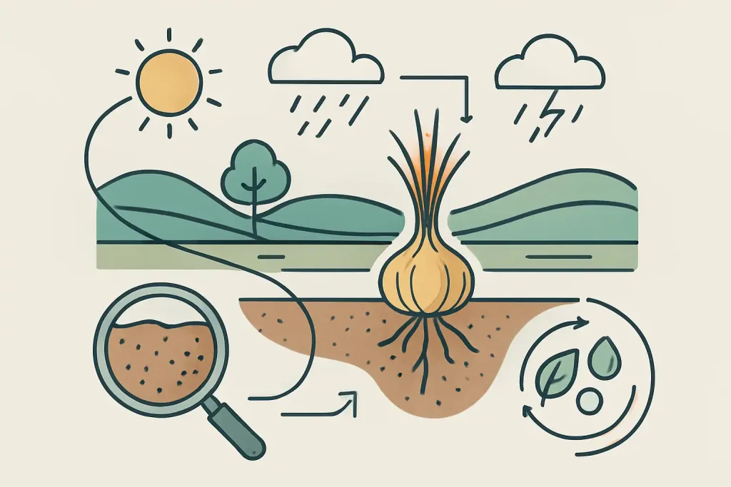 زمان کاشت پیاز زعفران