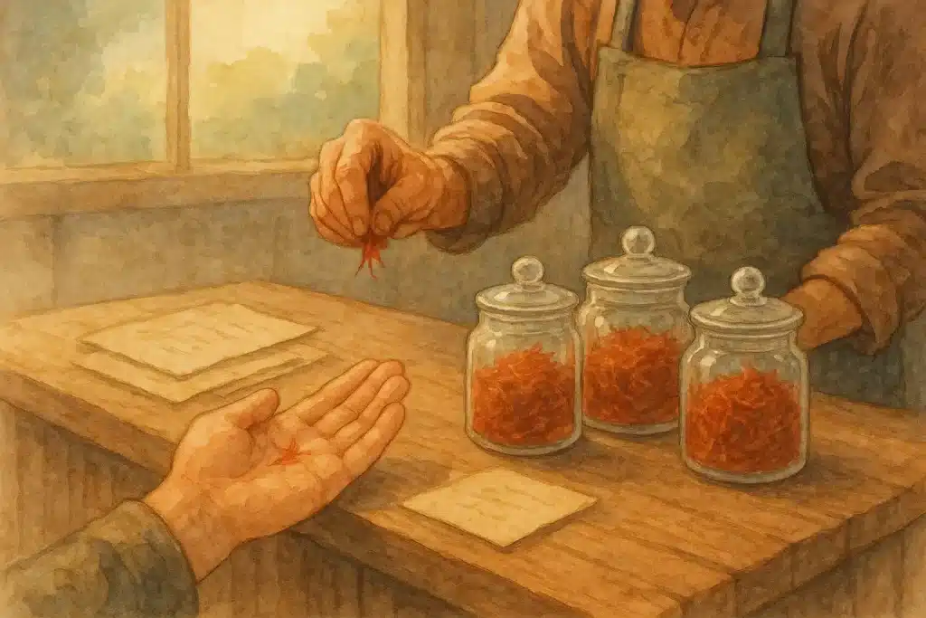 خرید زعفران از کشاورز